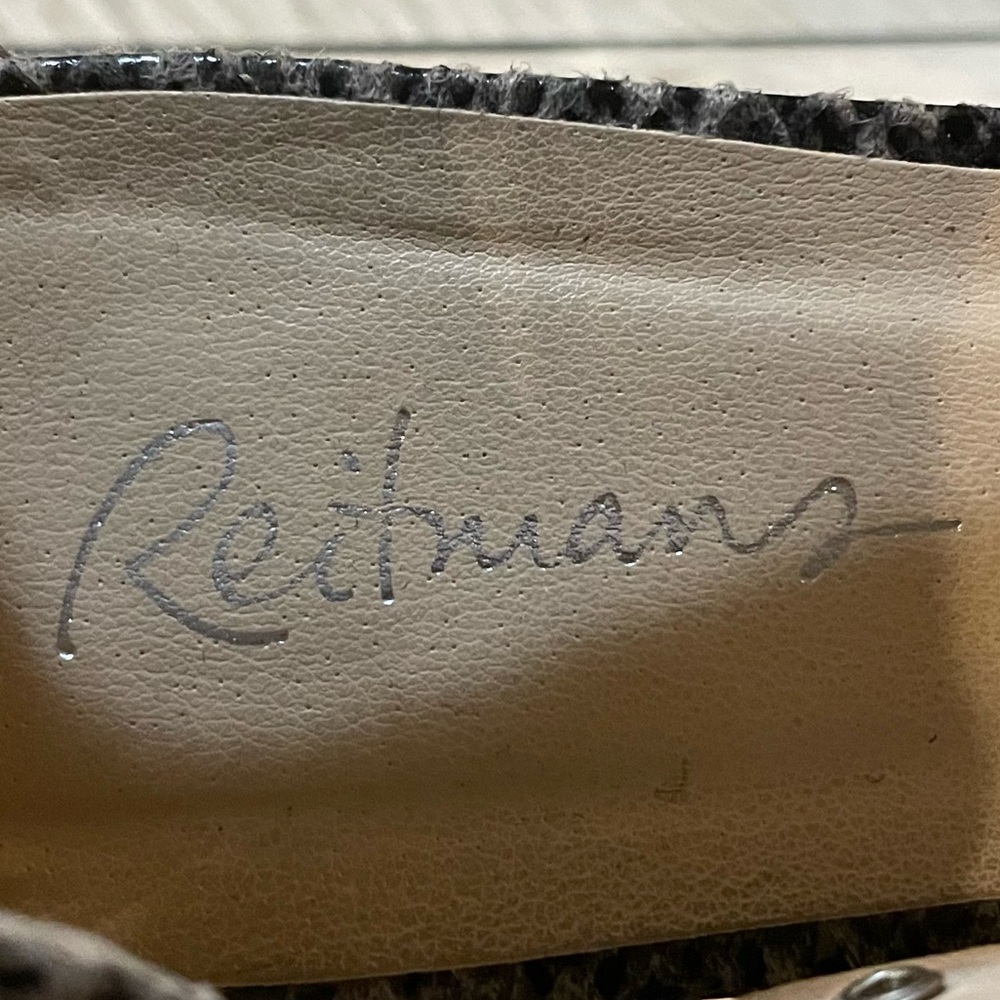 Reitmans Snakeskin Gray Wedges - Picture 2 of 8